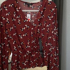 Banana Republic Floral Blouse